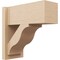 Ekena Millwork 7 1/2-in W x 16-in D x 16-in H Funston Block Rough Cedar Woodgrain TimberThane Outlooker, Primed Tan OUTUR075X16X16FST44RCPR - alternate 1